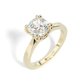 Double Prong Solitaire Engagement Ring by Allure